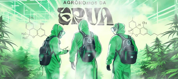 homens de verde