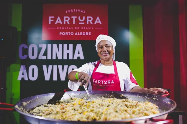 Chef de cozinha no Festival fartura