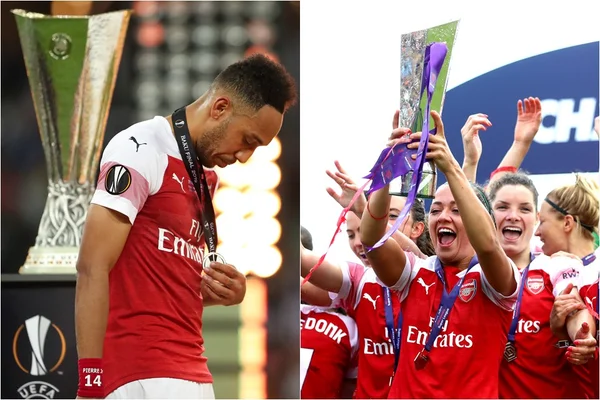 Homens e mulheres do Arsenal vivem momentos opostos na temporada
