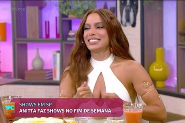 Anitta faz confissão ao vivo e Ana Maria Braga cai na gargalhada. Veja