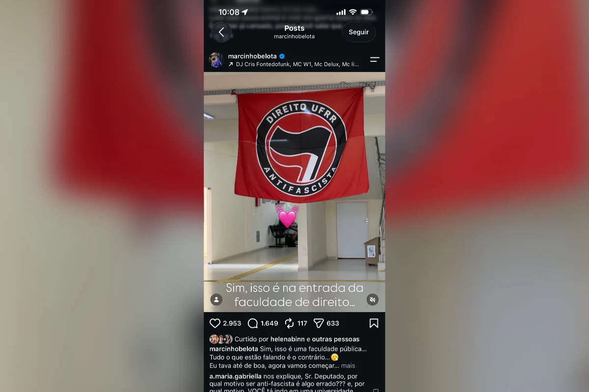PF mira deputado e blogueira por rasgar panfletos contra Flávio na UFRR - imagem 3 PF mira deputado e blogueira por rasgar panfletos contra Flávio na UFRR - imagem 3