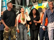 Dua Lipa na quadra da Vila Isabel, no Rio de Janeiro Dua Lipa na quadra da Vila Isabel, no Rio de Janeiro