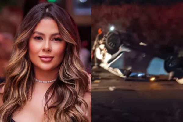 Vídeo mostra carro destruído em acidente com ex de jogadora da Seleção
