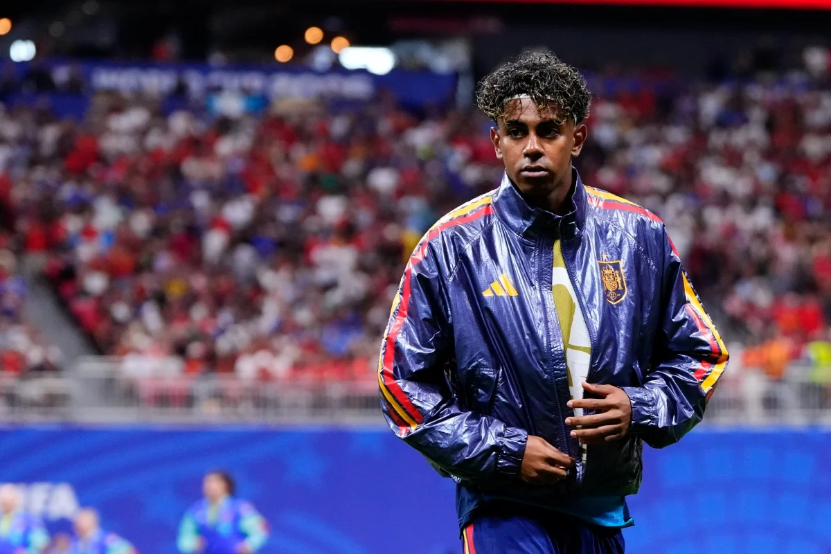 Lamine Yamal durante o jogo entre Espanha x Cabo Verde Lamine Yamal durante o jogo entre Espanha x Cabo Verde