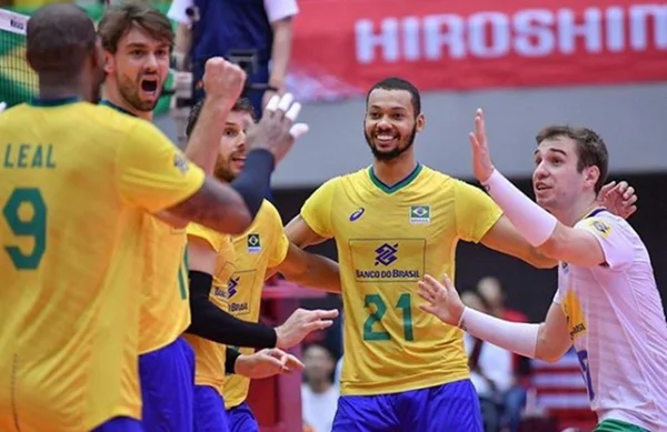 Seleção masculina de vôlei vence os EUA na Copa do Mundo