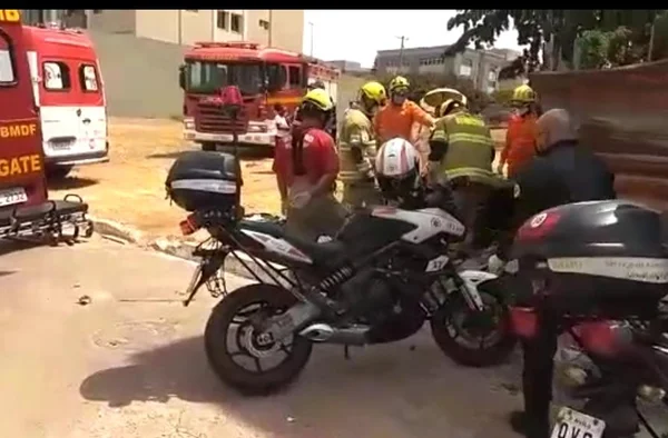 Trabalhador é transportado ao Hospital em estado grave
