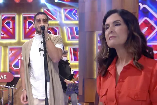 Arthur Aguiar e Fátima Bernardes
