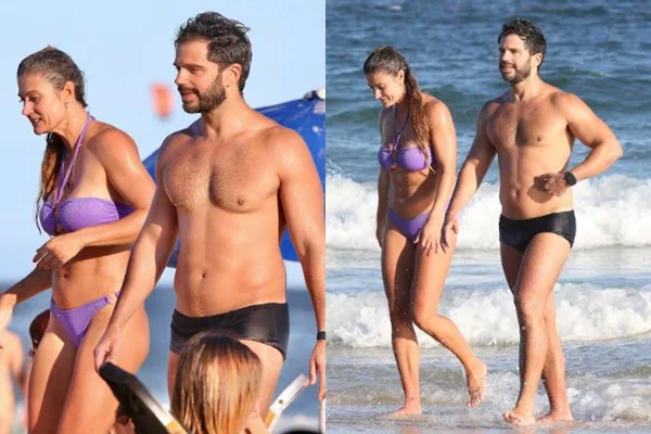 Duda Nagle é flagrado na praia com nutricionista e assessoria explica