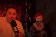Matheus Croce leva susto ao vivo