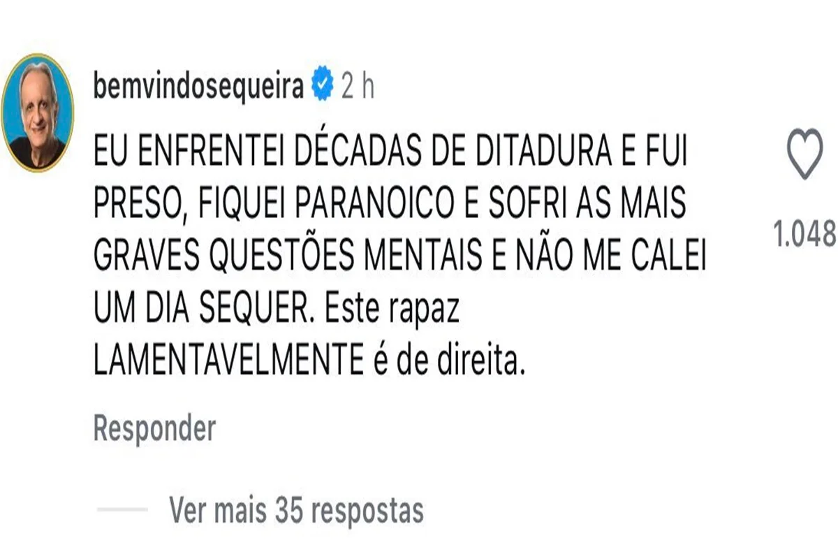 Bemvindo Sequeira desabafou sobre o que sofreu na Ditadura Bemvindo Sequeira desabafou sobre o que sofreu na Ditadura