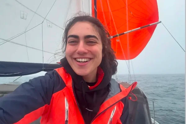 Tamara Klink durante viagem no Ártico. Metrópoles
