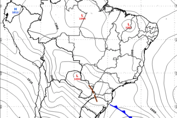 Inmet alerta para tempestades e ventos fortes neste fim de semana