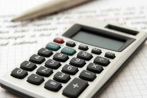 Calculadora cinza