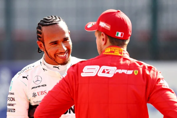 Lewis Hamilton Ferrari Vettel