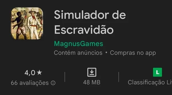 “Simulador de Escravidão”: Google retira jogo do ar após denúncias