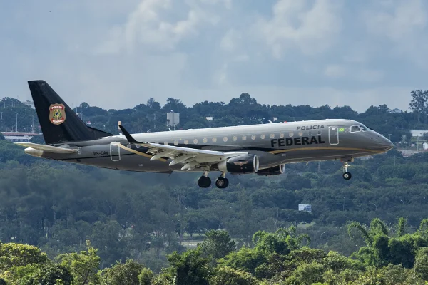 Avião da Polícia Federal prefixo PS-CAV