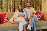 Lucas Trejo e sua esposa Yani