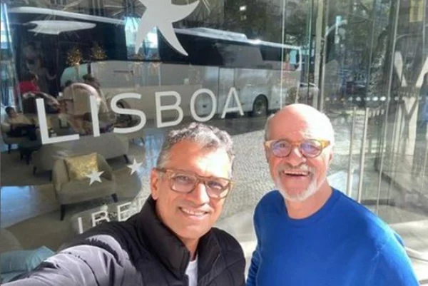 Foto colorida de Marcos Caruso e Marcos Paiva - Metrópoles