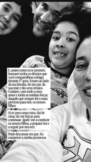 Cláudia Guimarães, ex-mulher do empresário Bruno Avelar, que estava com o cantor sertanejo Rick em queda de helicóptero sem sobreviventes compartilhou um mensagem em homenagem ao cantor em suas redes sociais nesta terça-feira (22/9) Cláudia Guimarães, ex-mulher do empresário Bruno Avelar, que estava com o cantor sertanejo Rick em queda de helicóptero sem sobreviventes compartilhou um mensagem em homenagem ao cantor em suas redes sociais nesta terça-feira (22/9)