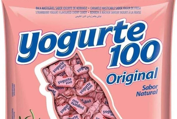 imagem colorida da bala Yogurte 100 - Metrópoles