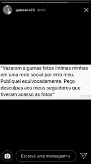 Confira o que ele escreveu