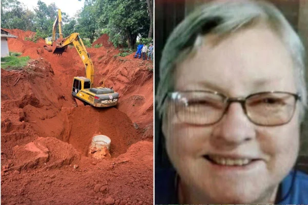Imagem colorida mostra mulher encontrada morta em poço de 30 metros de profundidade. Metrópoles