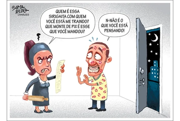 Charge do Amarildo