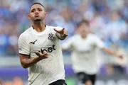 O Botafogo marcou o seu gol com Justino 