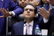 O presidente da Câmara, Hugo Motta