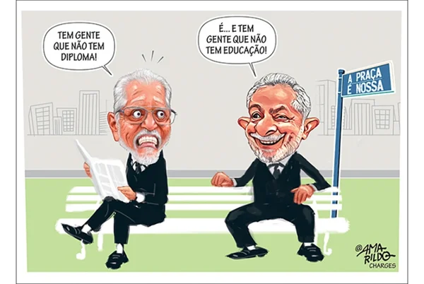 Charge do Amarildo