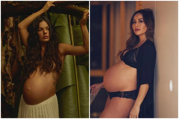 Isis Valverde e Sabrina Sato fazem disputa: quem terá bebê primeiro?