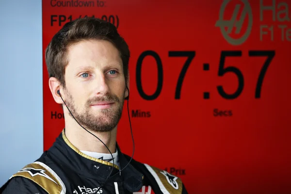 Foto colorida de Romain Grosjean, ex-piloto da Haas na Fórmula 1 - Metrópoles