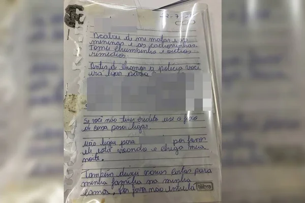 Carta de suicídio