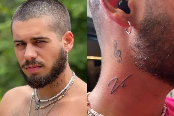 Foto: tatuagem de Zé Felipe em homenagem a Virginia é modificada