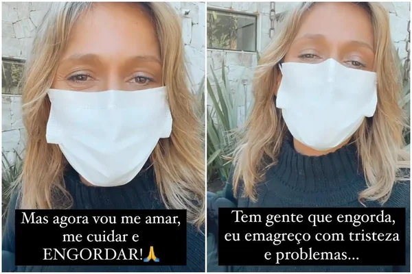 Pesando 47 quilos, Luisa Mell diz: “Emagreço com tristeza e problemas”