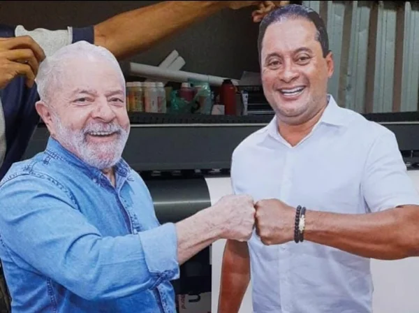 Lula e o senador Weverton Rocha
