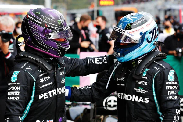 Hamilton e Bottas na Turquia