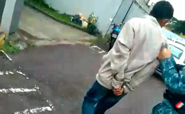 Vídeo: suspeito é preso após roubar cesta básica de casal de idosos