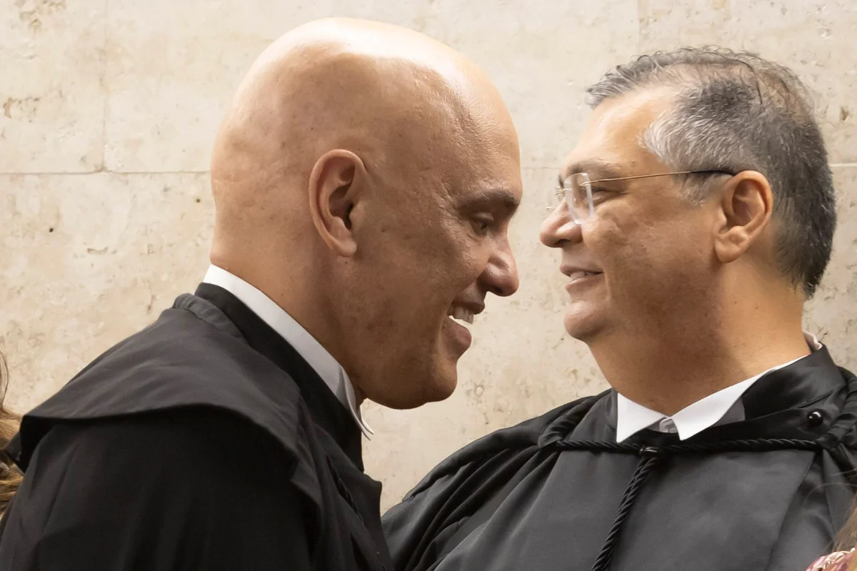 Alexandre de Moraes e Flávio Dino Alexandre de Moraes e Flávio Dino