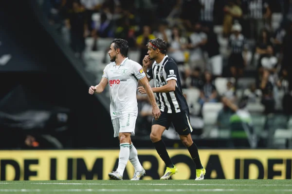 Imagem colorida da partida entre Atlético-MG x América-MG