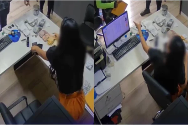Imagem colorida, Criminoso pede emprego em posto de gasolina antes de anunciar assalto - Metrópoles