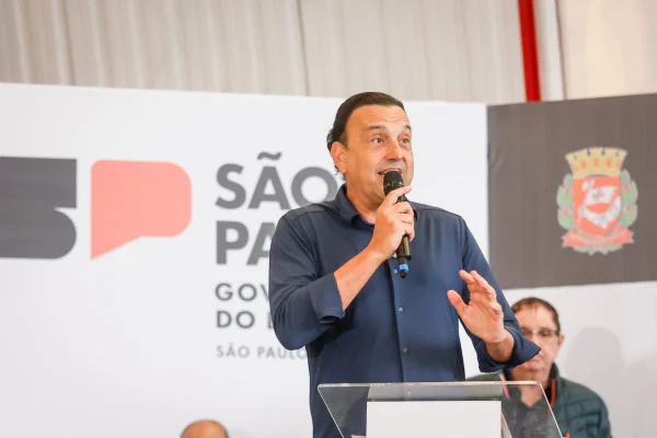 O governador em exercício de SP, Felício Ramuth (PSD)