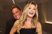 Poliana Rocha e o marido, Leonardo