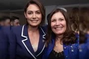 Michelle Bolsonaro e Bia Kicis