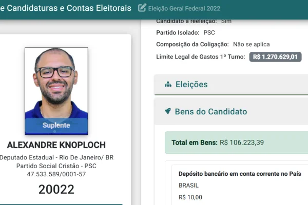 Deputado do PL no RJ multiplicou patrimônio por 19 nos últimos 4 anos - destaque galeria Deputado do PL no RJ multiplicou patrimônio por 19 nos últimos 4 anos - destaque galeria