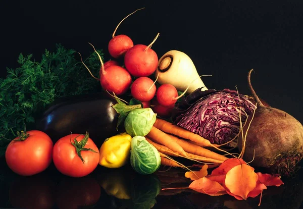 Foto colorida de vegetais