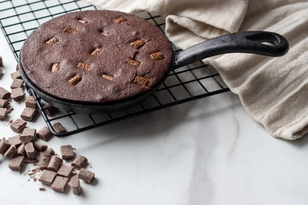 bolo de chocolate de frigideira