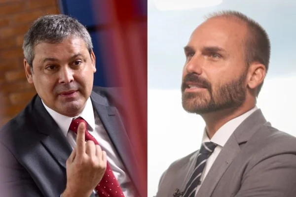 Lindbergh Farias Eduardo Bolsonaro
