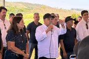 Depois, Ibaneis foi ao Núcleo Rural Rio Preto