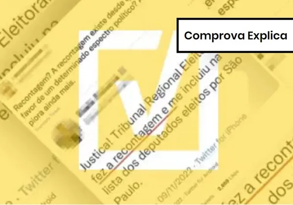 Imagem colorida de postagem do Comprova Explica